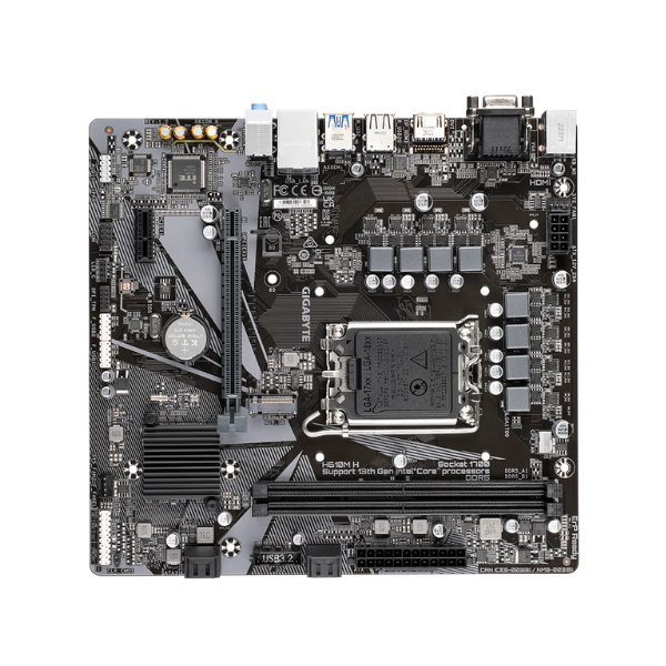 Picture of Gigabyte H610M H DDR5 Intel 14th, 13th and 12th Gen Motherboard