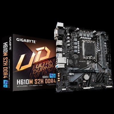 Picture of Gigabyte H610M S2H DDR4 Intel 12th Generation Motherboard