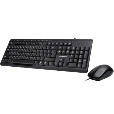 Picture of GIGABYTE KM6300 USB Multimedia Keyboard Mouse Combo Black( Black )