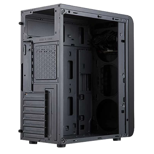 Picture of Golden Field Q25B Mid Tower ATX Desktop Casing with PSU( Black )