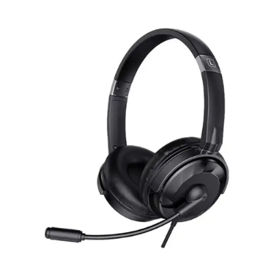Picture of Havit H217D Dual Port Stereo with Mic Headphone( Black )