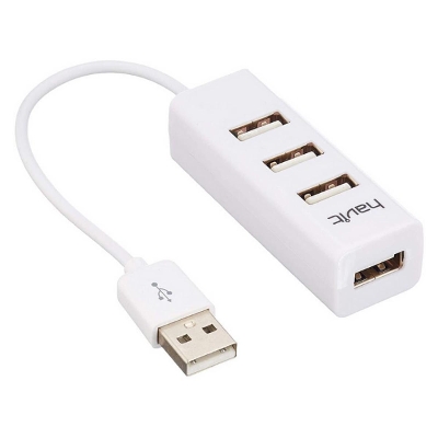 Picture of Havit HV-H18 4 Port USB Hub - Usb Hub( White )