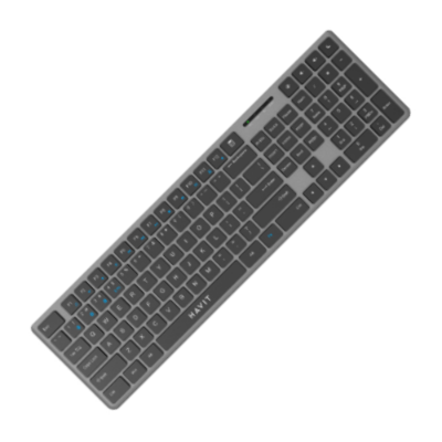 Picture of Havit KB235WB Dual Mode Wireless gray keyboard( Black )