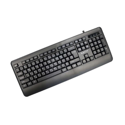 Picture of Havit KB253 Black Exquisite Keyboard With Bangla( Black )