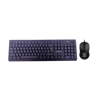 Picture of Havit KB270CM Wired Keyboard & Mouse Combo( Black )