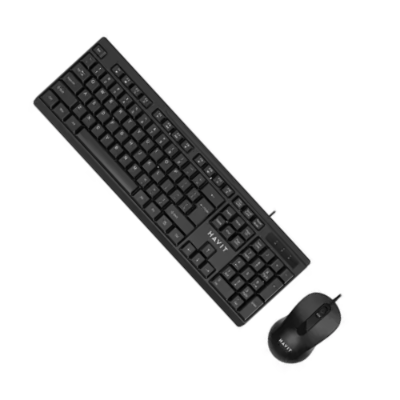 Picture of Havit KB270CM Wired Keyboard & Mouse Combo( Black )