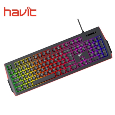 Picture of Havit KB866L Backlit Membrane USB Gaming Keyboard( Multicolor )