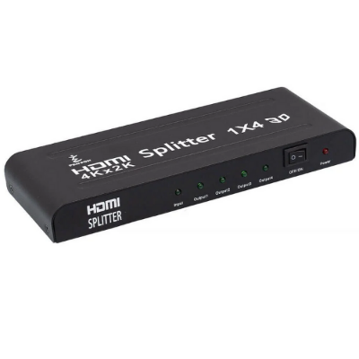 Picture of HDTV 3D 2 Port 4Kx2K UHD HDMI  1X4 Splitter( Black )