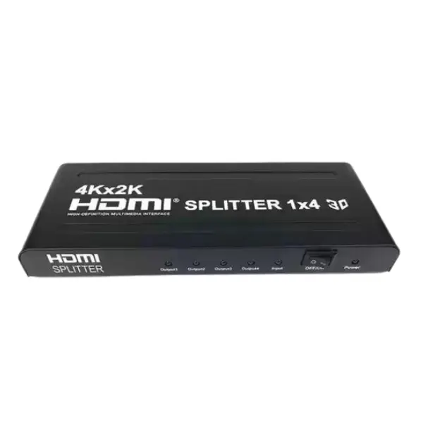 Picture of HDTV 3D 2 Port 4Kx2K UHD HDMI  1X4 Splitter( Black )