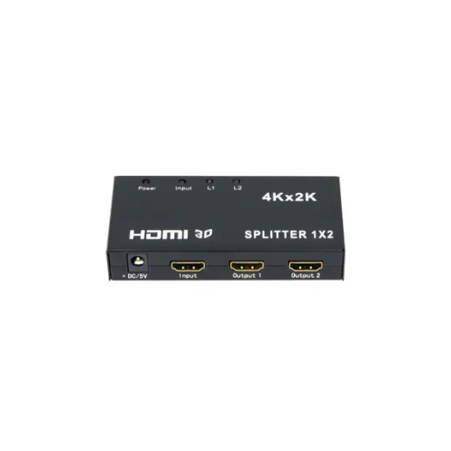 Picture of HDTV 3D 2 Port 4Kx2K UHD HDMI 1X2 Splitter( Black )