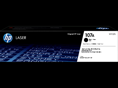 Picture of HP 107A (W1107A) Black Laser Toner Cartridge( Black )