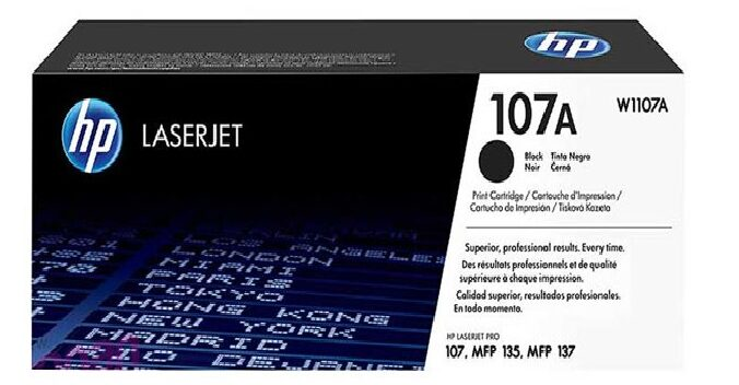 Picture of HP 107A (W1107A) Black Laser Toner Cartridge( Black )