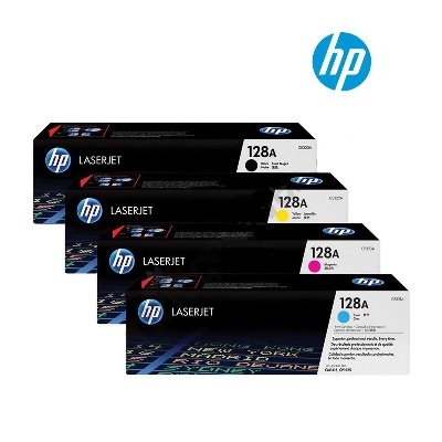 Picture of HP 128A CMYK Full Set Toner Cartridge( Multicolor )
