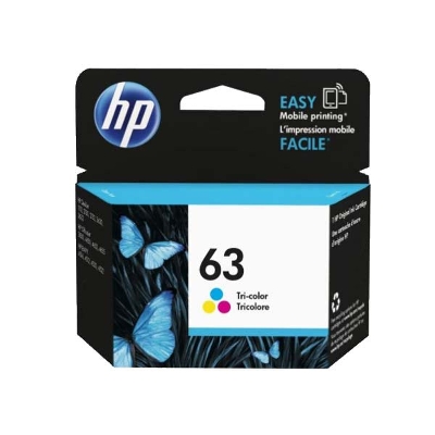 Picture of HP 63 Tri-color Ink Cartridge( Multi Color )