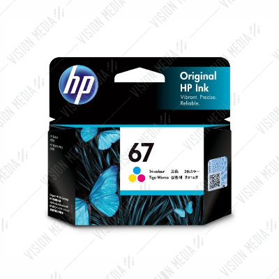 Picture of HP 67 Tri-Color (3YM55AA) Original Ink Cartridge( Multicolor )