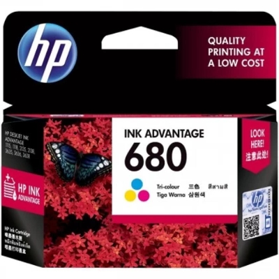 Picture of HP 680 Tri Color Original Ink Advantage Cartridge( Multicolor )