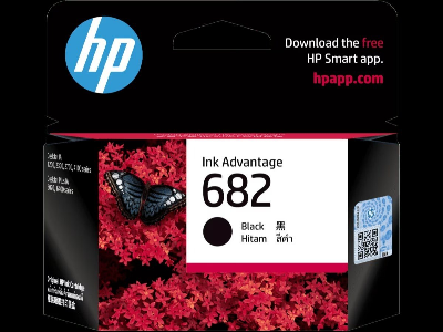 Picture of HP 682 Black Original Ink Advantage Cartridge( Black )