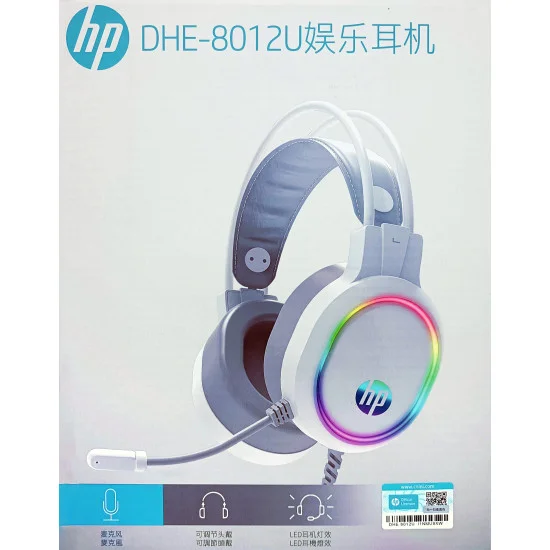Picture of HP DHE-8012U Wired Stereo Type Gaming Over the Ear Headphone( Multicolor )