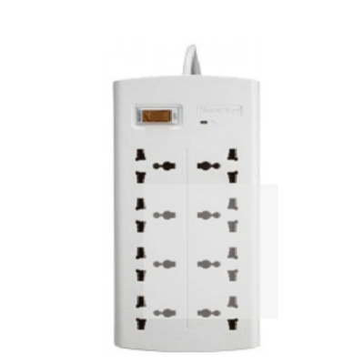 Picture of Huntkey SZM804 2 Pin 8 Port White Multiplug( White )