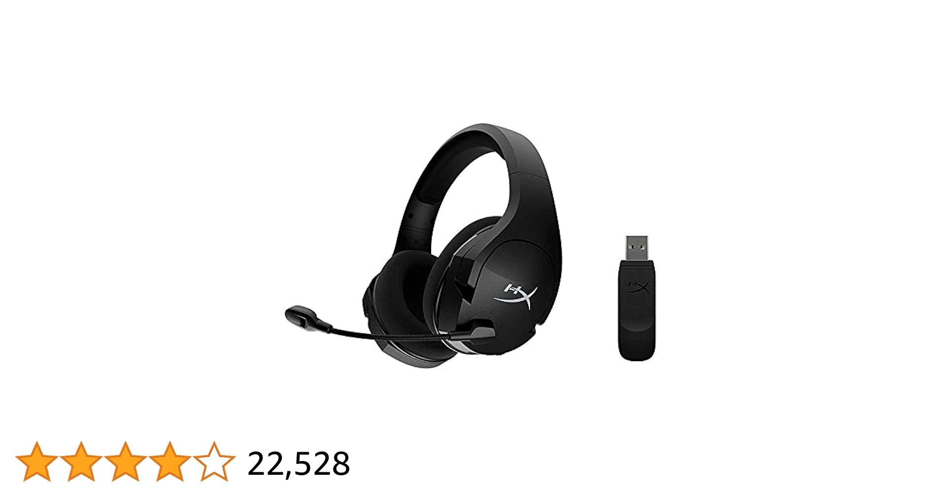 Picture of HyperX #4P4F0AA#  Stinger Core Wireless + 7.1 Surround Sound Gaming Headset( Black )