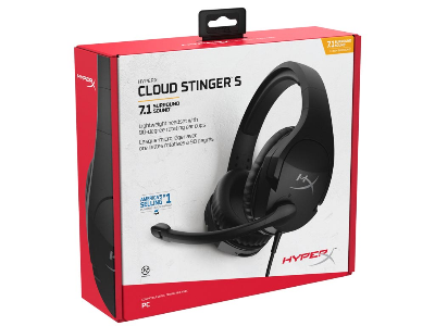 Picture of HyperX #4P4F1AA# Cloud Stinger S Gaming Headset( Black )