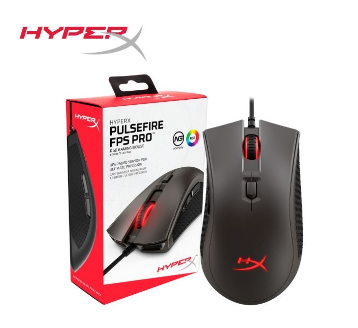 Picture of HyperX 4P4F7AA Pulsefire FPS Pro USB Wired RGB Gaming Mouse( Multicolor )