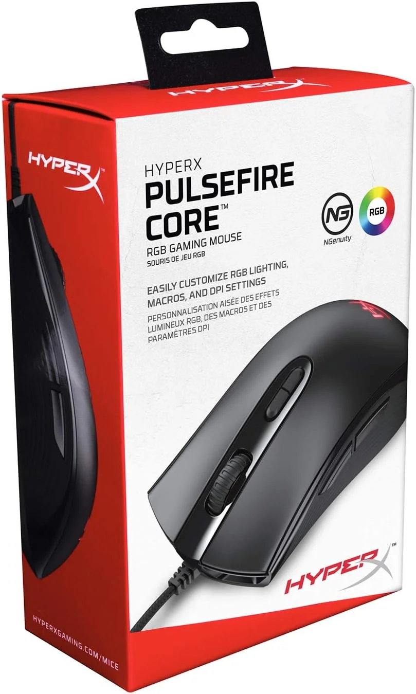 Picture of HyperX Pulsefire Core Black Gaming Mouse(4P4F8AA)( Black )