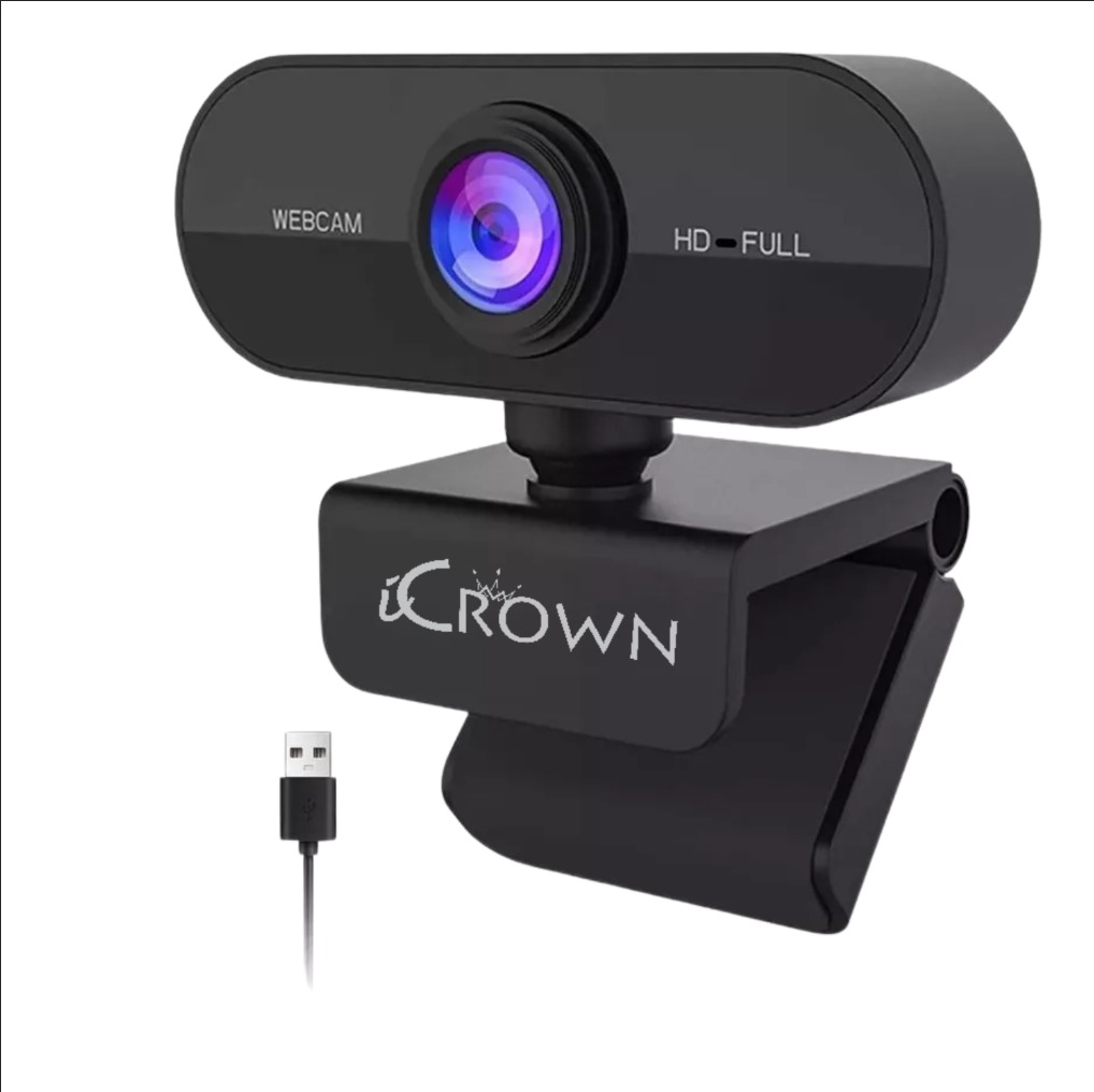 Picture of i-Crown 1080p Built-in Mic Webcam( Black )