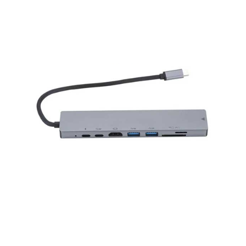 Picture of I-Crown 8 in 1 Type-C To HDTV Multifunction Adapter( Grey )
