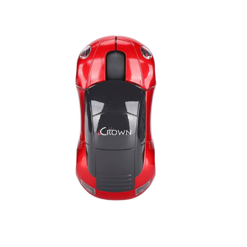 Picture of I-Crown Car 2.4GHz Stylish Multicolor Wireless Mouse( Red )