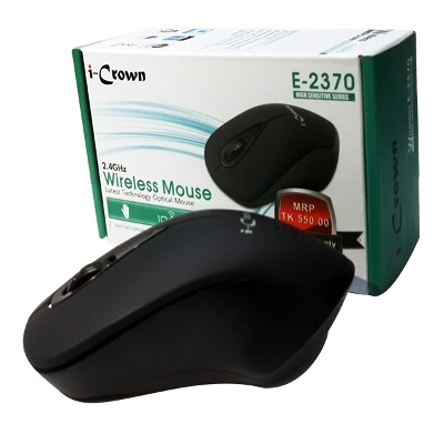 Picture of i-Crown E-2370 Multicolor Wireless Mouse( Silver )
