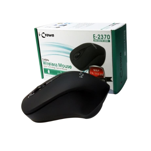 Picture of i-Crown E-2370 Multicolor Wireless Mouse( Silver )