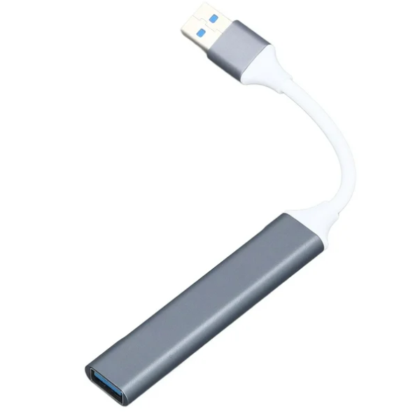 Picture of I-Crown Portable 4 port Silver USB Hub( Deep Gray )