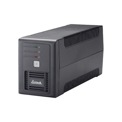 Picture of Ideal 5312CW 1250VA Line Interactive Offline UPS with 4 Universal Outlets, 12V/7.5A Battery, Surge Protection, and AVR Technology