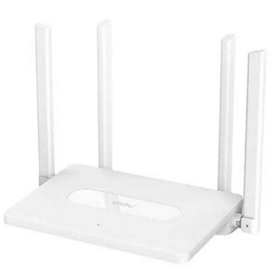 Picture of imou HR12F AC1200 Dual Band 8MB ROM + 64MB RAM WiFi 4 Antena Upto 2000Sft Router With Free T-shirt( White )