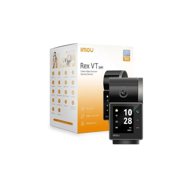 Picture of Imou Rex VT 5MP 3K QHD Smart Security Camera with One-Touch Video Call( Black )