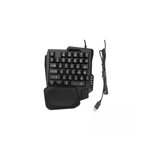 Picture of Jedel K601 Customization 35 Keys Single Hand Wired Gaming Keyboard( Black )