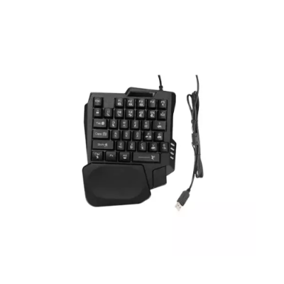 Picture of Jedel K601 Customization 35 Keys Single Hand Wired Gaming Keyboard( Black )