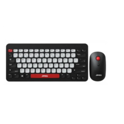 Picture of Jedel WS681 Mini Stylish 2.4GHz Wireless Gaming Keyboard Mouse Combo( Black )