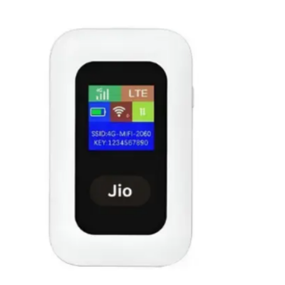 Picture of Jio LTE MF880s Portable 3G/4G High-Speed Connectivity, New Mobile Hotspot Router( White )