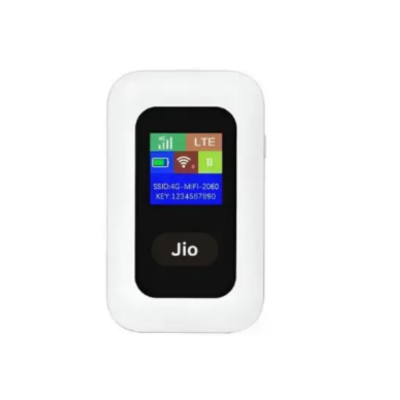 Picture of Jio LTE MF880s Portable 3G/4G High-Speed Connectivity, New Mobile Hotspot Router( White )
