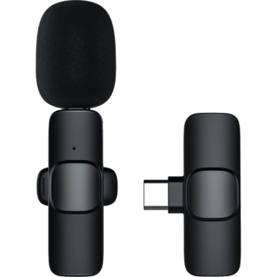 Picture of K11 Wireless Type-C Smartphone Supported Microphone( Black )