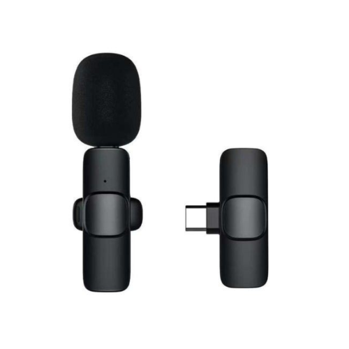 Picture of K8 lavalier Wireless Type-c Microphone( Black )