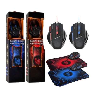 Picture of KEYWIN X7 GAMING MOUSE AND MOUSE PAD( Multicolor )