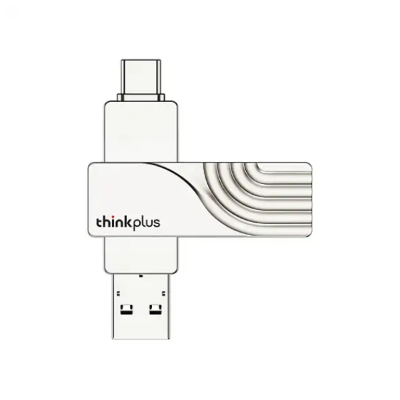 Picture of Lenovo ThinkPlus TPCU301 128GB 2 in 1 Type-C USB3.2 Pendrive( Silver )