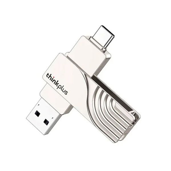 Picture of Lenovo ThinkPlus TPCU301 64GB 2 in 1 Type-C USB3.2 Pendrive( Silver )