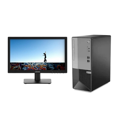 Picture of Lenovo V50T (11QBS02N00) 10th Gen i5-10400 2.6 to 4.4GHz, 8GB, 1TB HDD Brand PC With 18.5 Inch Monitor( Black )