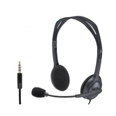 Picture of Logitech H111 Single Jack Headphone( Black )