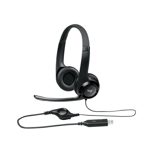 Picture of Logitech H390 USB Headphone( Black )