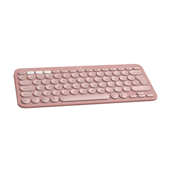 Picture of Logitech K380S Pebble Keys 2 Tonal Rose Multi-Device Bluetooth Keyboard( Rose )